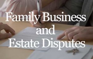 Family Business and Estate Disputes